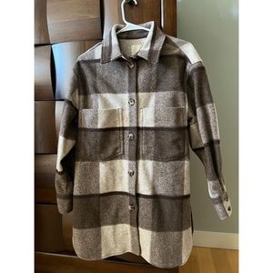 H&M Felted Shirt Jacket